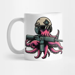 Tactical Octopus Adventure Tee: Where Intelligence Meets Style Mug